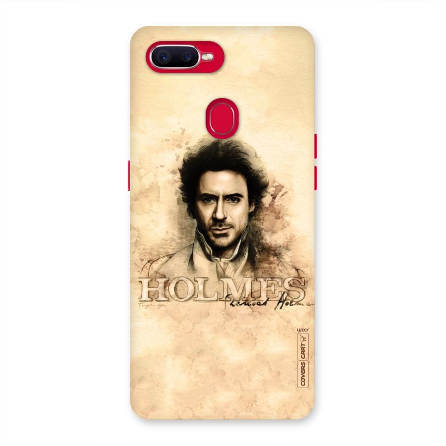 Sherlock Holmes Fan Art Back Case for Oppo F9 Pro