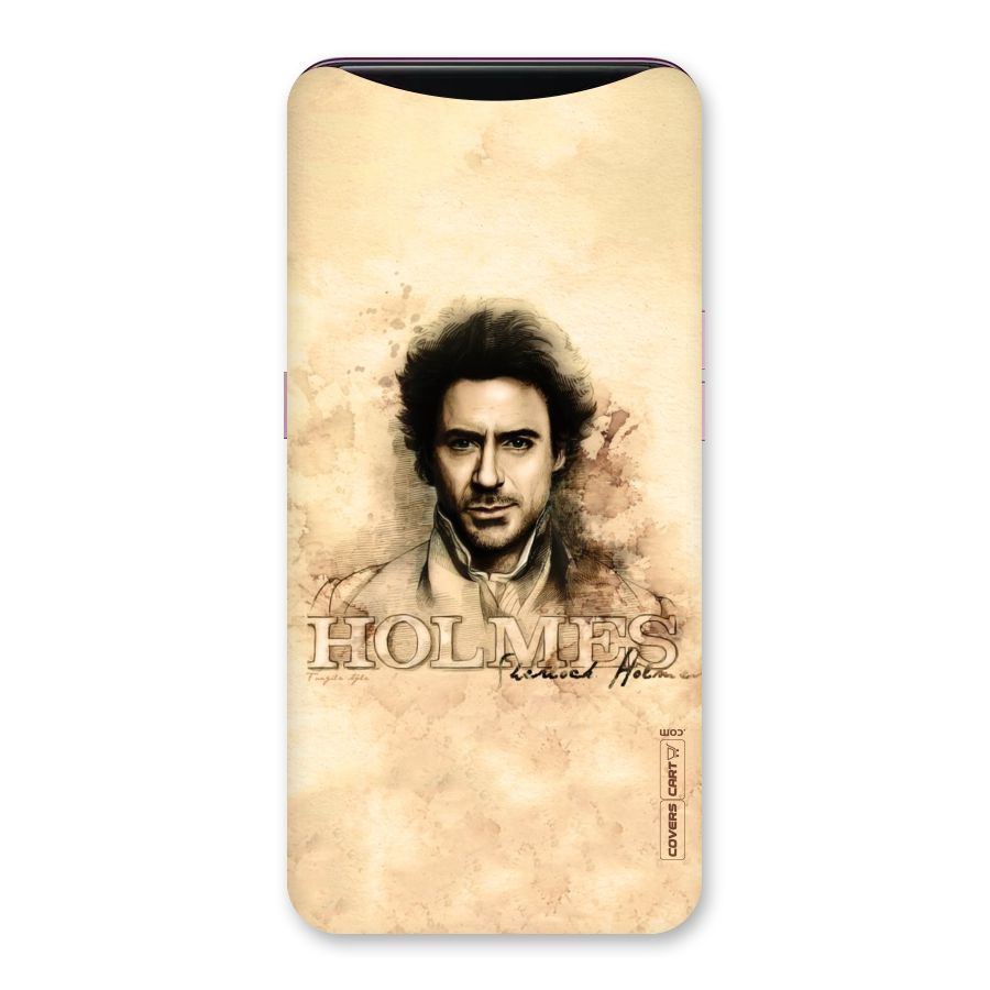 Sherlock Holmes Fan Art Back Case for Oppo Find X