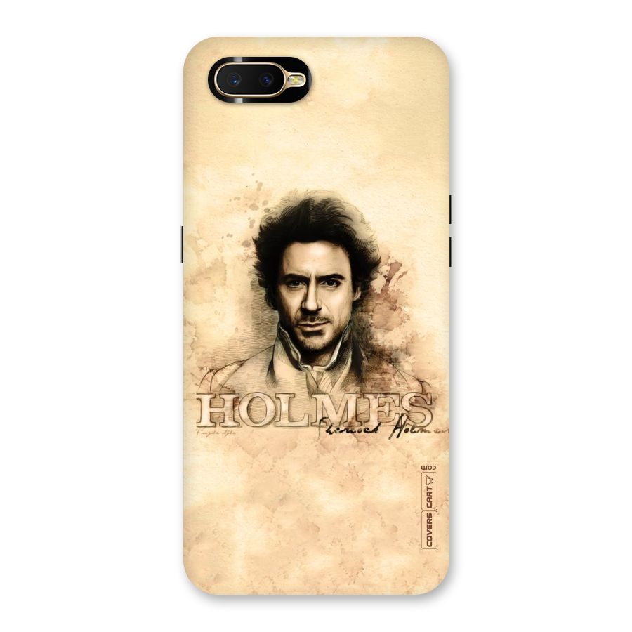 Sherlock Holmes Fan Art Back Case for Oppo K1