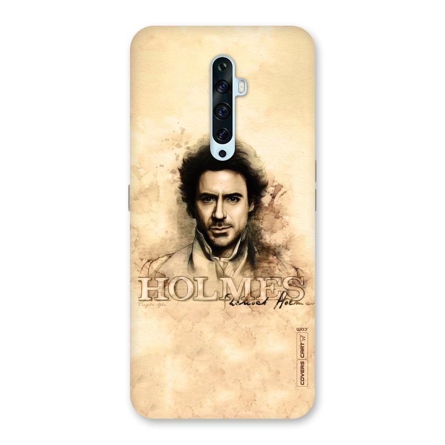 Sherlock Holmes Fan Art Back Case for Oppo Reno2 F
