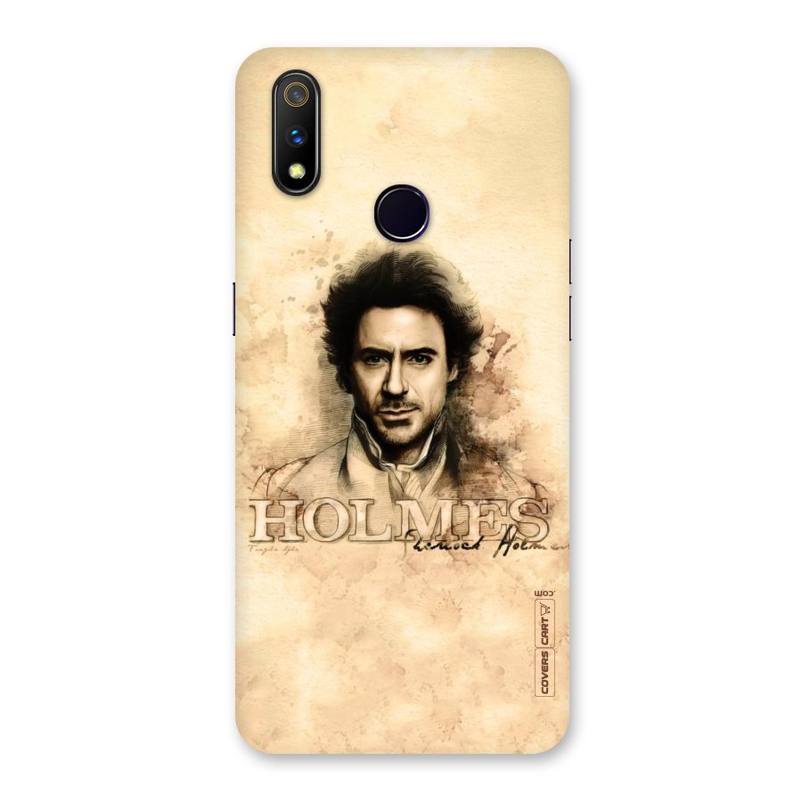 Sherlock Holmes Fan Art Back Case for Realme 3 Pro