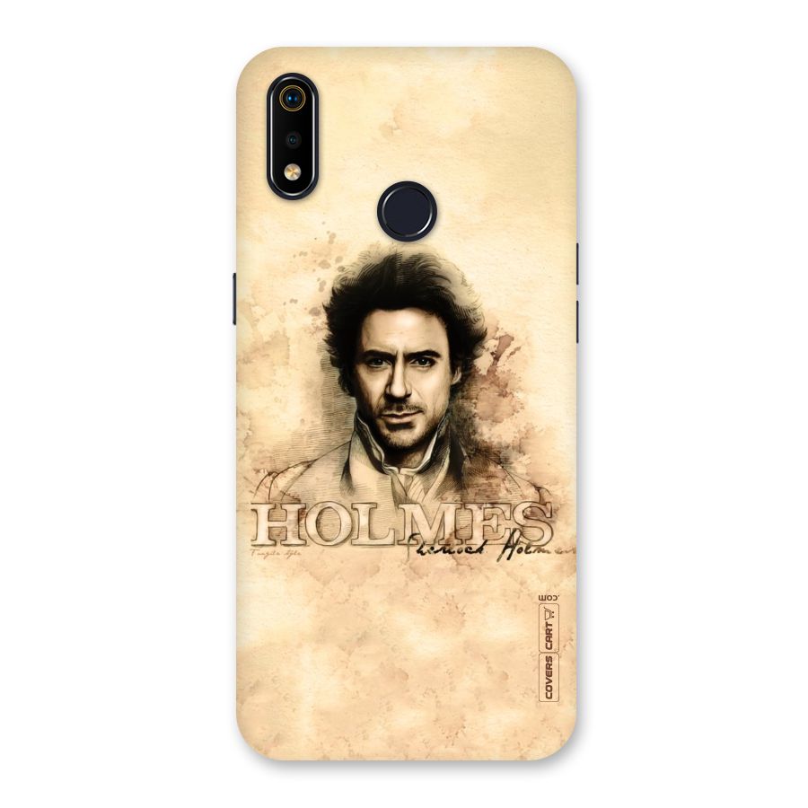 Sherlock Holmes Fan Art Back Case for Realme 3i
