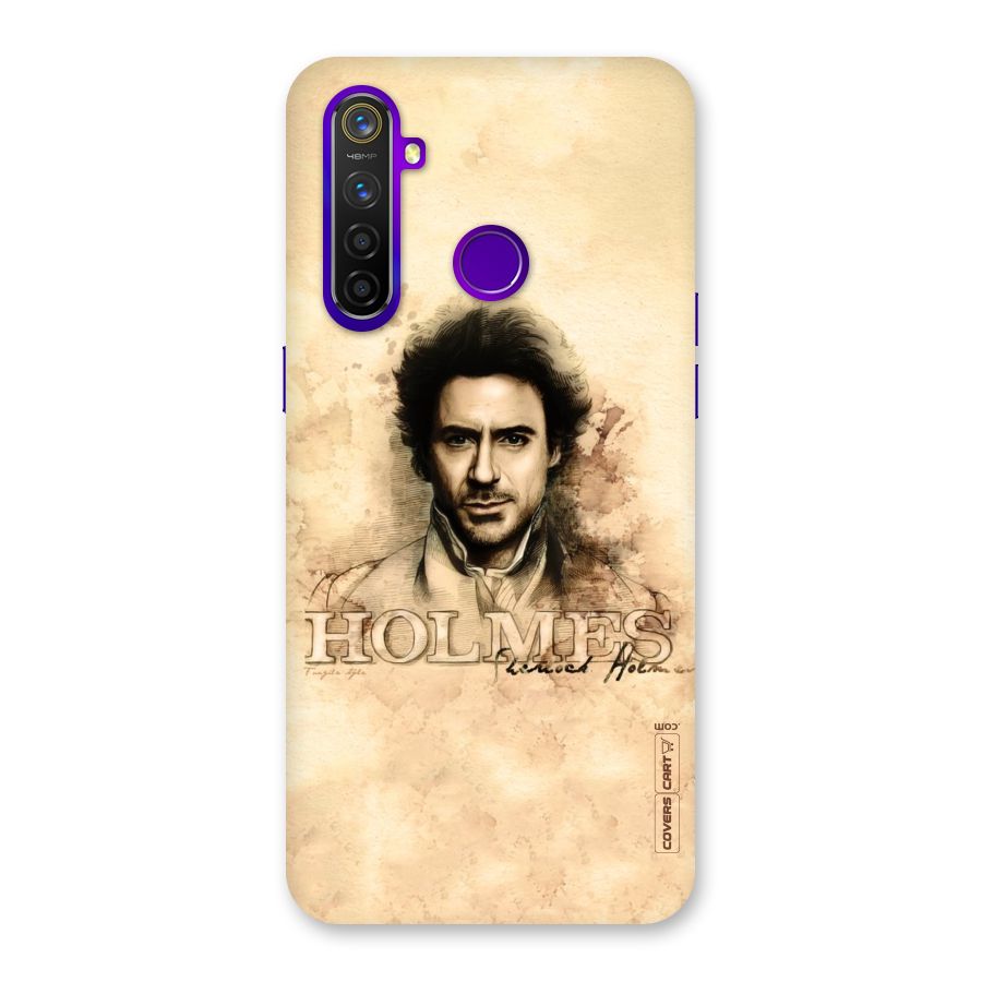 Sherlock Holmes Fan Art Back Case for Realme 5 Pro