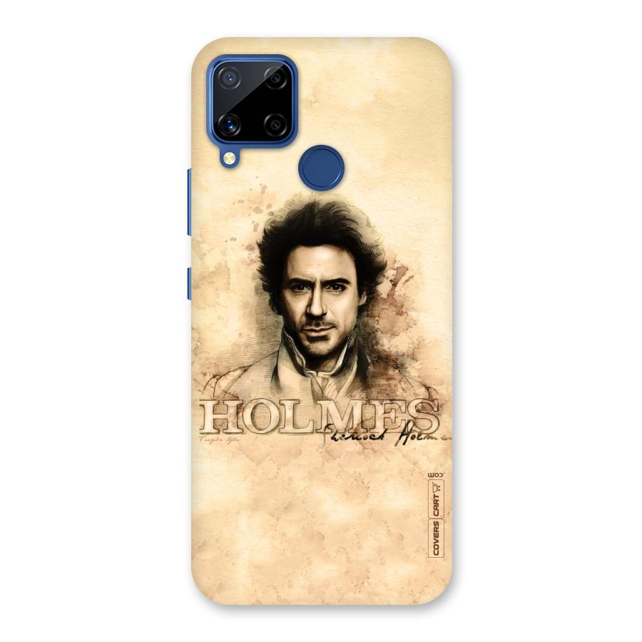 Sherlock Holmes Fan Art Back Case for Realme C15