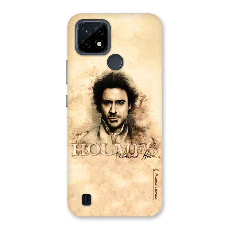 Sherlock Holmes Fan Art Back Case for Realme C21