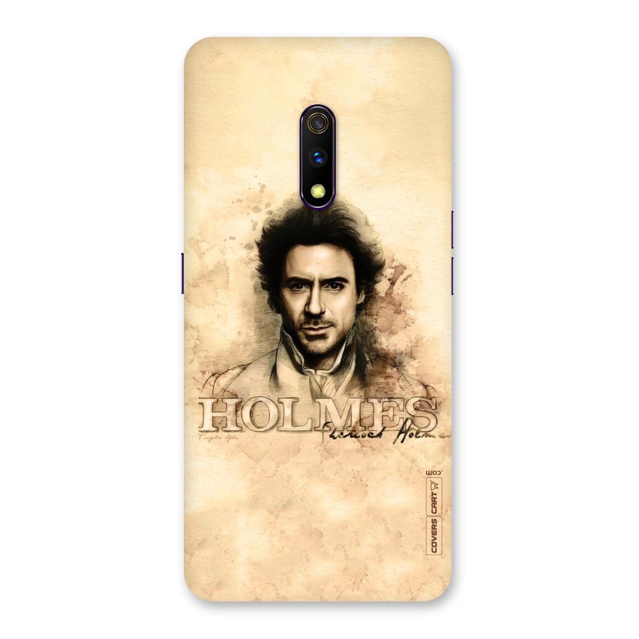 Sherlock Holmes Fan Art Back Case for Realme X