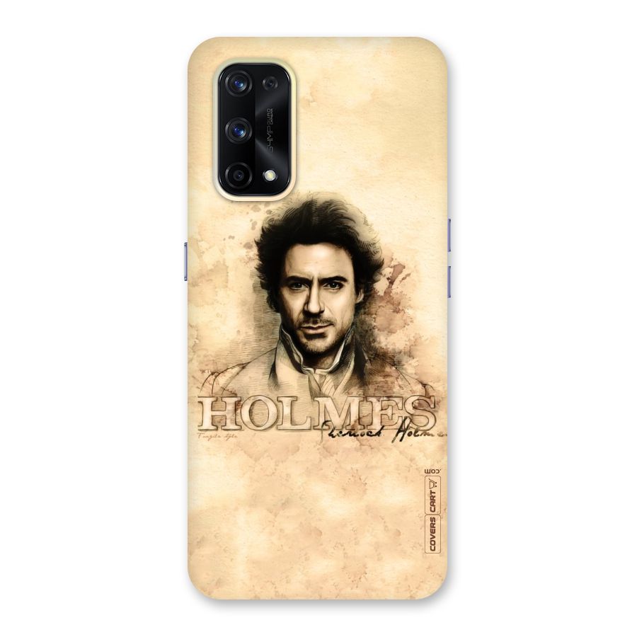 Sherlock Holmes Fan Art Glass Back Case for Realme X7 Pro