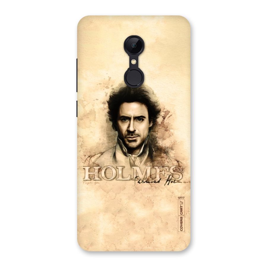 Sherlock Holmes Fan Art Back Case for Redmi 5
