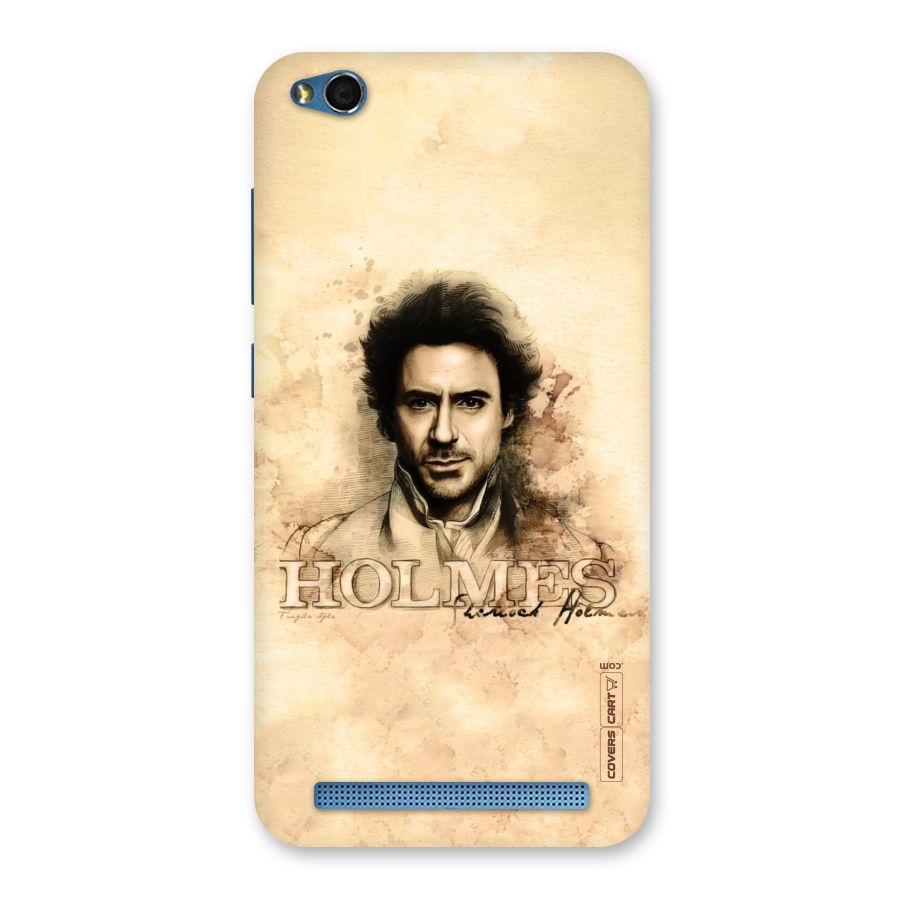 Sherlock Holmes Fan Art Back Case for Redmi 5A