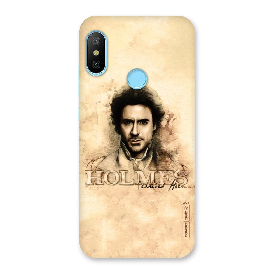 Sherlock Holmes Fan Art Back Case for Redmi 6 Pro