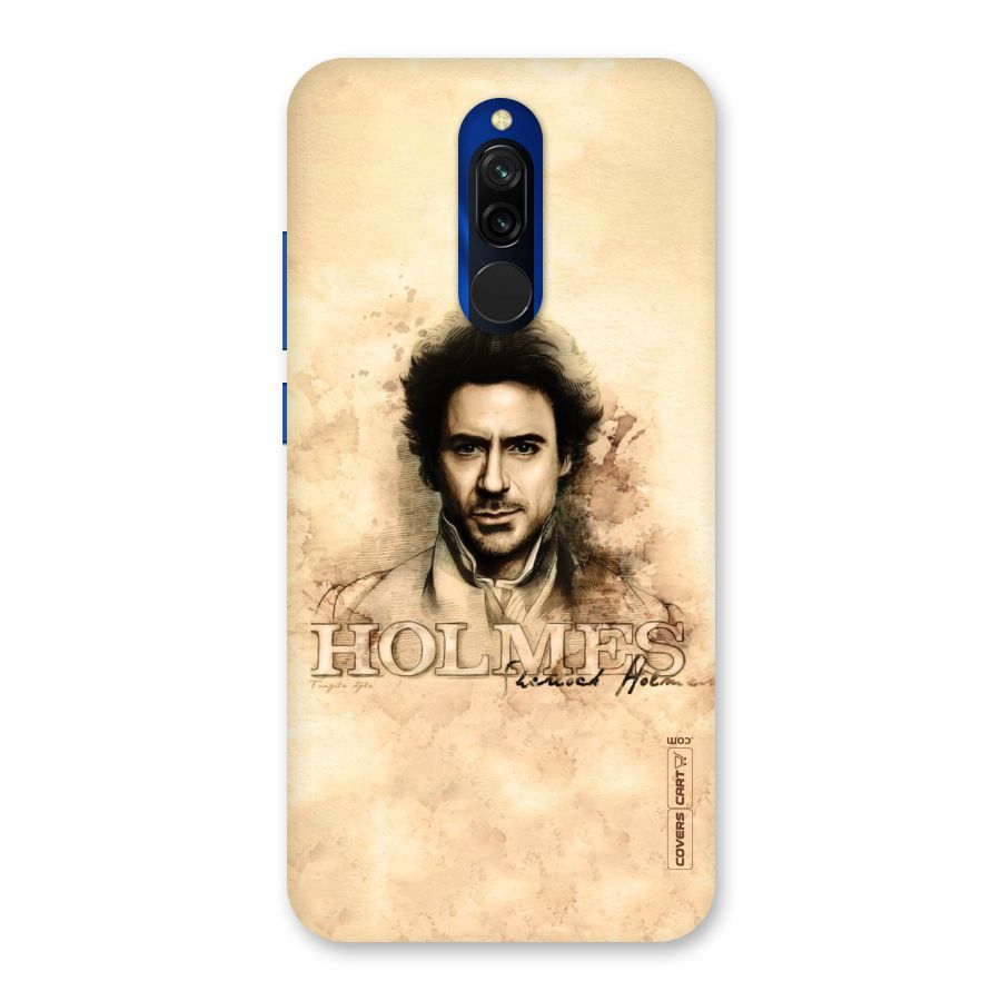 Sherlock Holmes Fan Art Back Case for Redmi 8