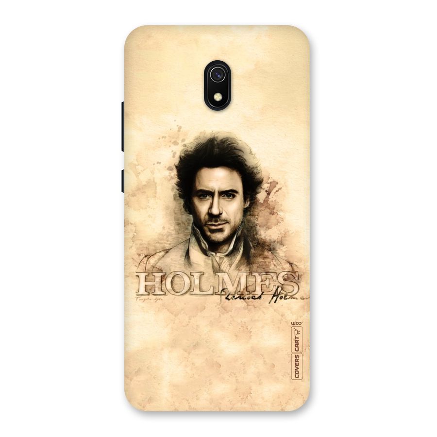 Sherlock Holmes Fan Art Back Case for Redmi 8A