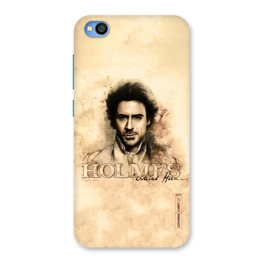 Sherlock Holmes Fan Art Back Case for Redmi Go