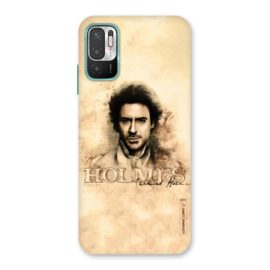 Sherlock Holmes Fan Art Back Case for Redmi Note 10T 5G