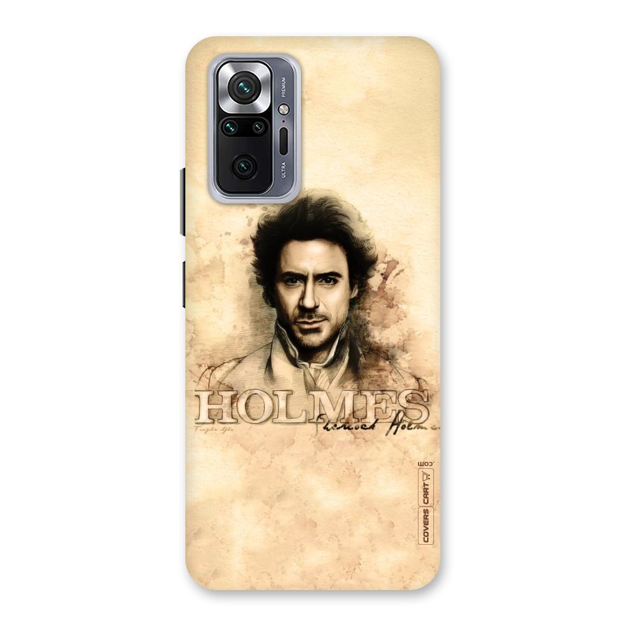Sherlock Holmes Fan Art Back Case for Redmi Note 10 Pro