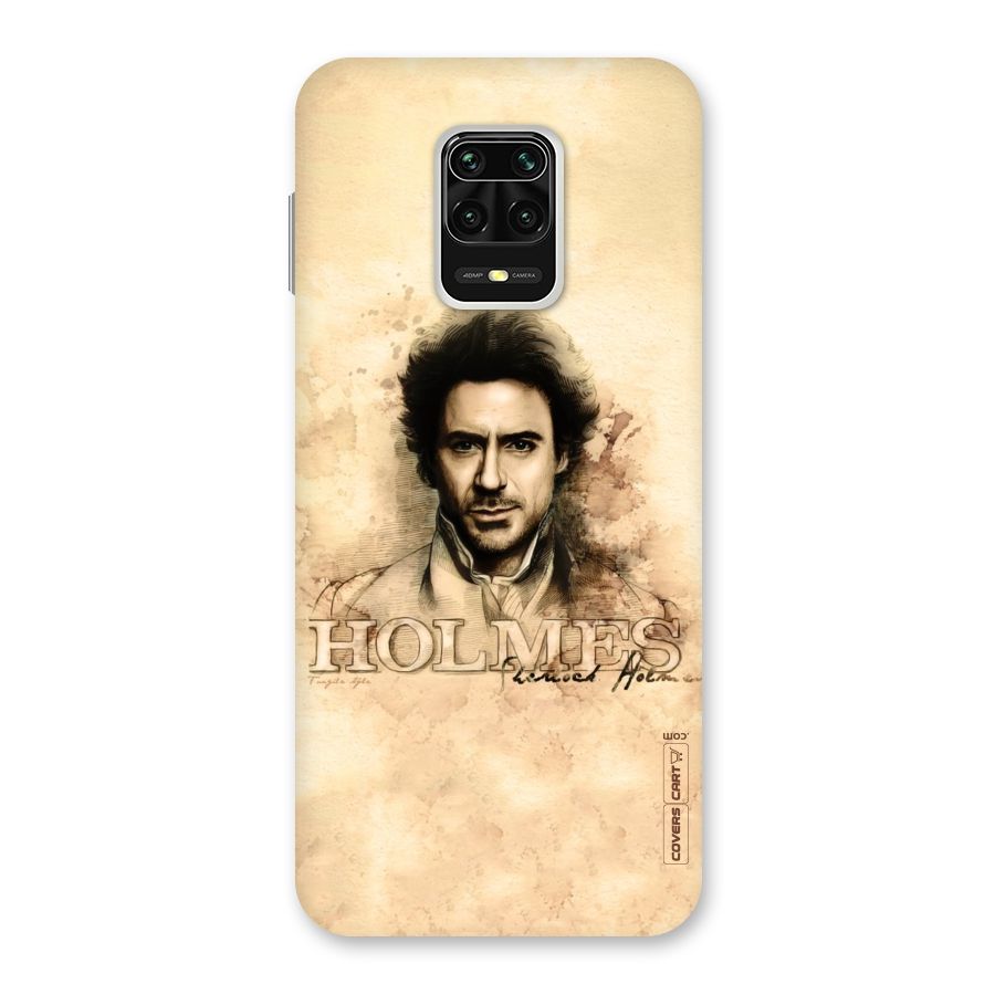 Sherlock Holmes Fan Art Back Case for Redmi Note 9 Pro
