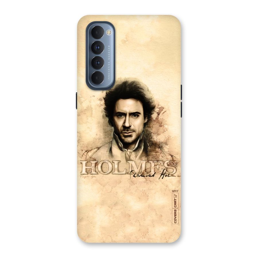 Sherlock Holmes Fan Art Back Case for Reno4 Pro