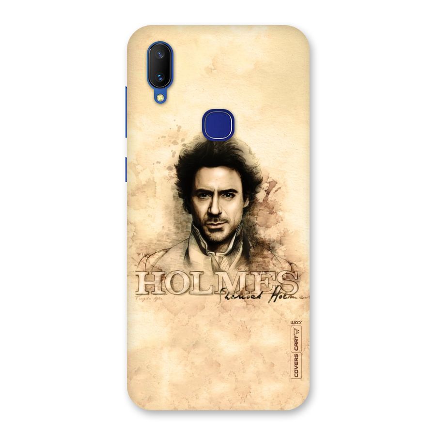 Sherlock Holmes Fan Art Back Case for Vivo V11