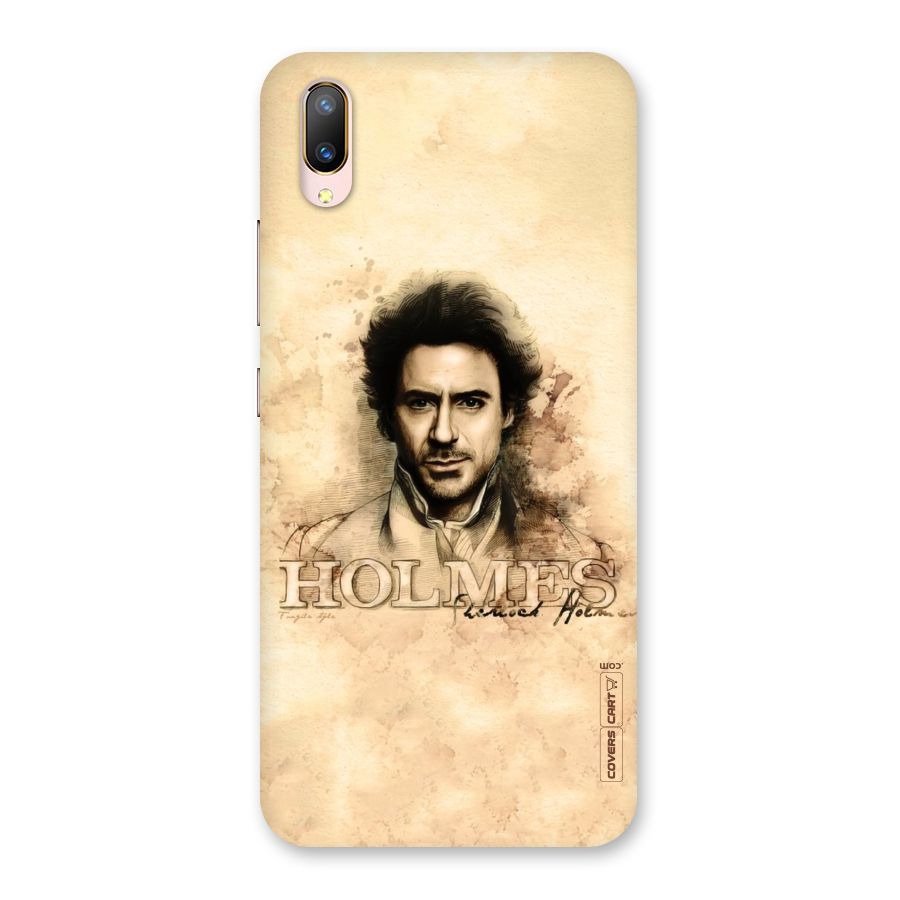 Sherlock Holmes Fan Art Back Case for Vivo V11 Pro