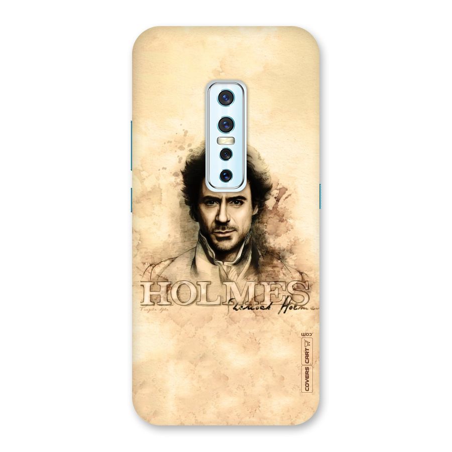 Sherlock Holmes Fan Art Back Case for Vivo V17 Pro