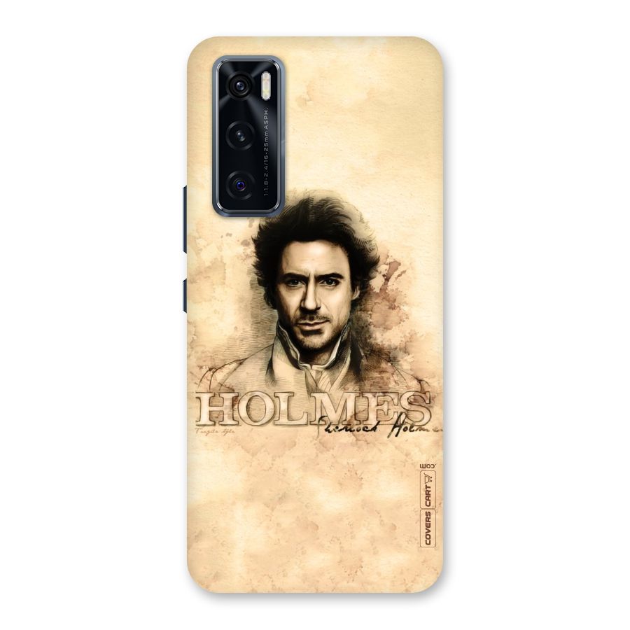 Sherlock Holmes Fan Art Back Case for Vivo V20 SE