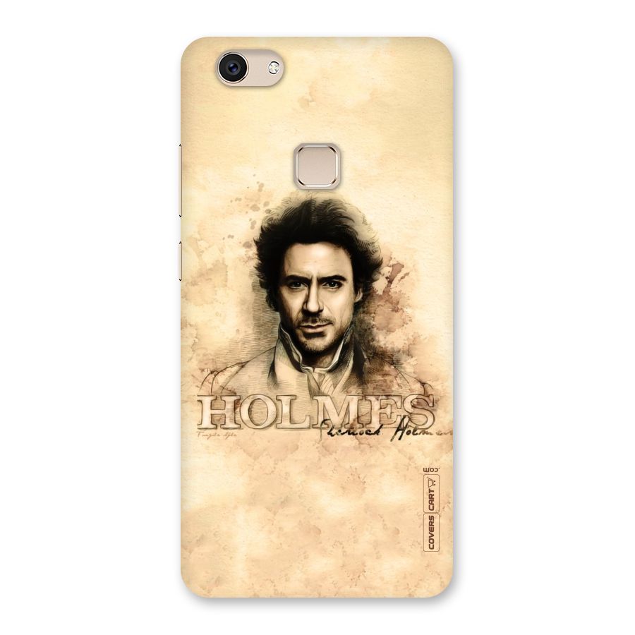 Sherlock Holmes Fan Art Back Case for Vivo V7