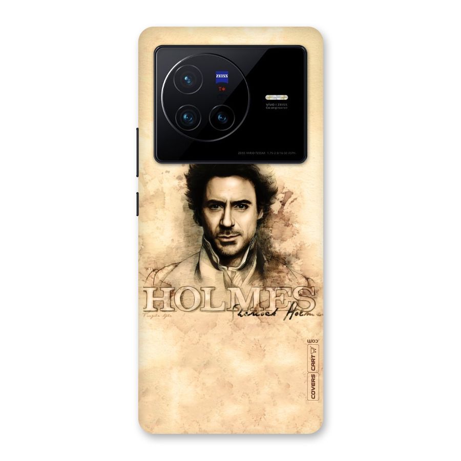 Sherlock Holmes Fan Art Back Case for Vivo X80