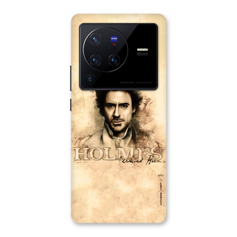 Sherlock Holmes Fan Art Back Case for Vivo X80 Pro