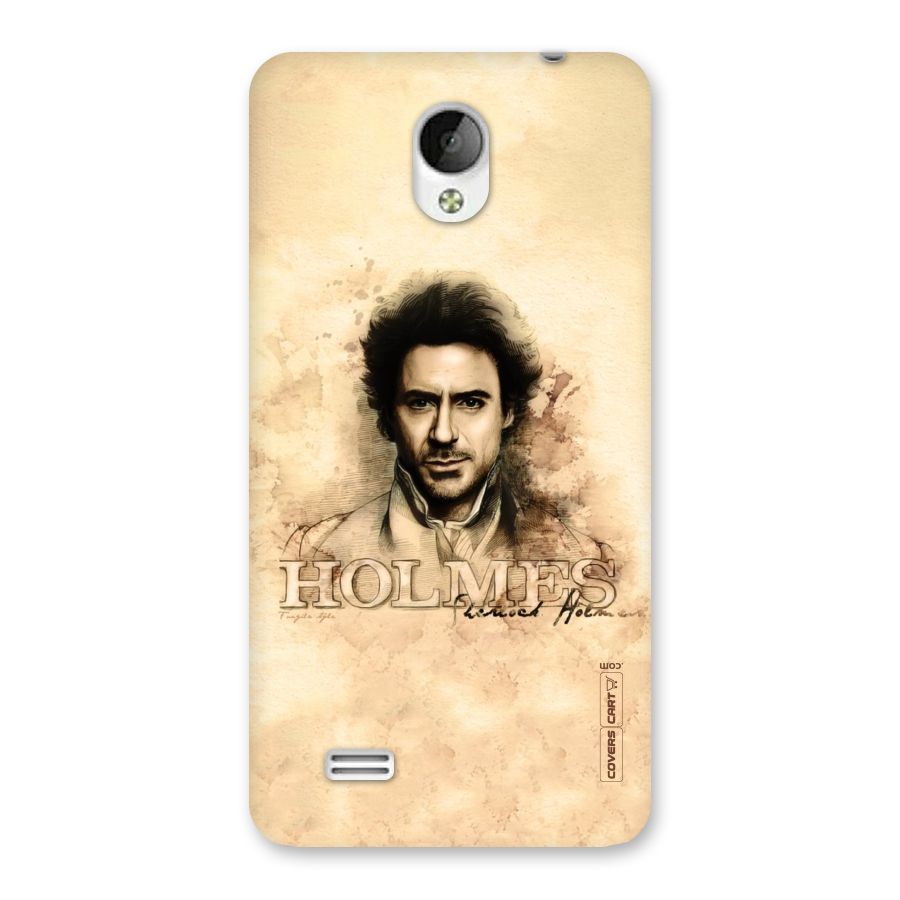 Sherlock Holmes Fan Art Back Case for Vivo Y21