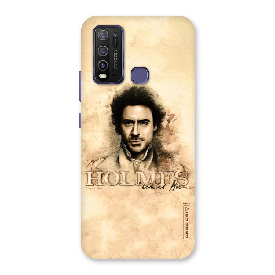 Sherlock Holmes Fan Art Back Case for Vivo Y30