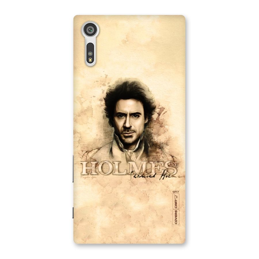 Sherlock Holmes Fan Art Back Case for Xperia XZ