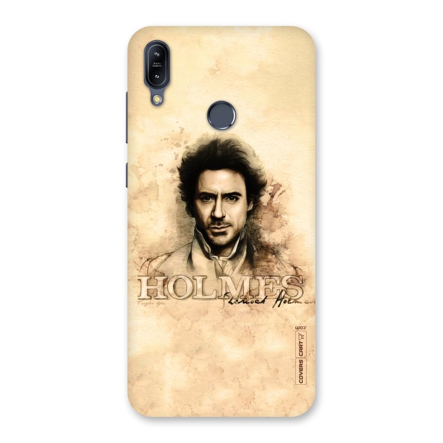 Sherlock Holmes Fan Art Back Case for Zenfone Max M2