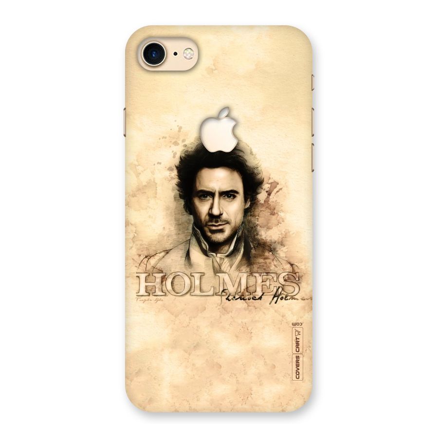 Sherlock Holmes Fan Art Back Case for iPhone 7 Apple Cut