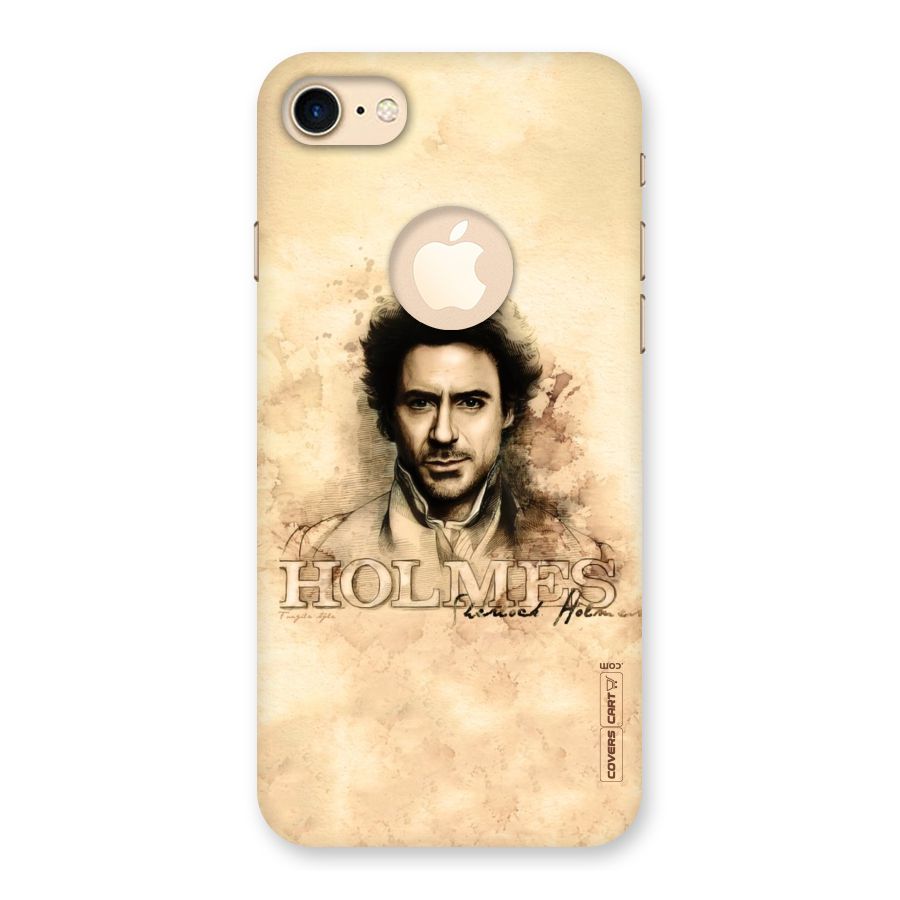 Sherlock Holmes Fan Art Back Case for iPhone 7 Logo Cut