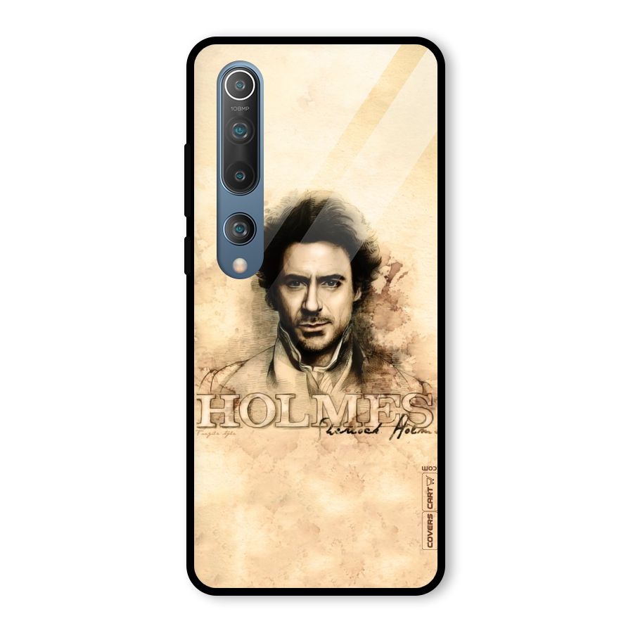 Sherlock Holmes Fan Art Glass Back Case for Mi 10