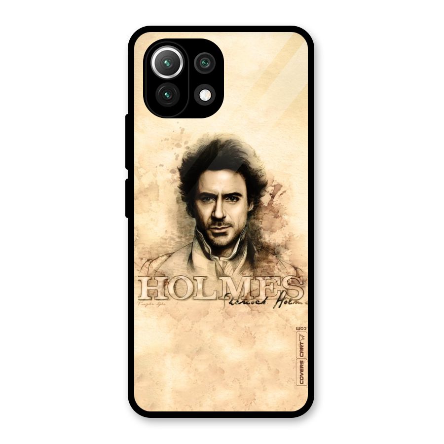 Sherlock Holmes Fan Art Glass Back Case for Mi 11 Lite NE 5G