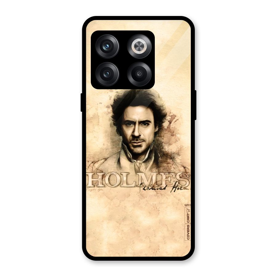 Sherlock Holmes Fan Art Glass Back Case for OnePlus 10T