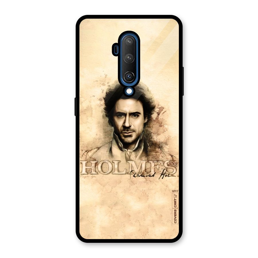 Sherlock Holmes Fan Art Glass Back Case for OnePlus 7T Pro