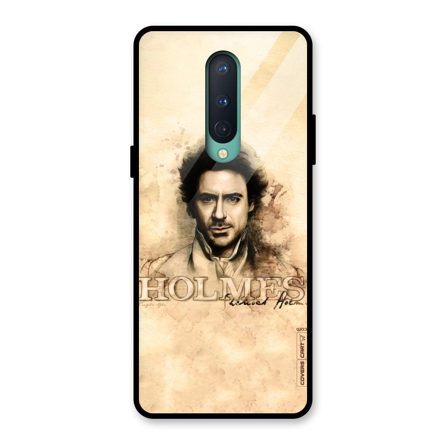Sherlock Holmes Fan Art Glass Back Case for OnePlus 8