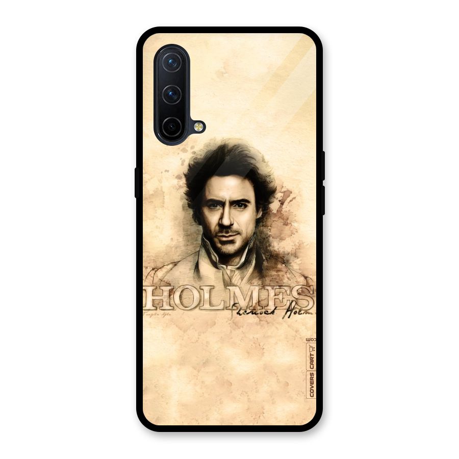Sherlock Holmes Fan Art Glass Back Case for OnePlus Nord CE 5G