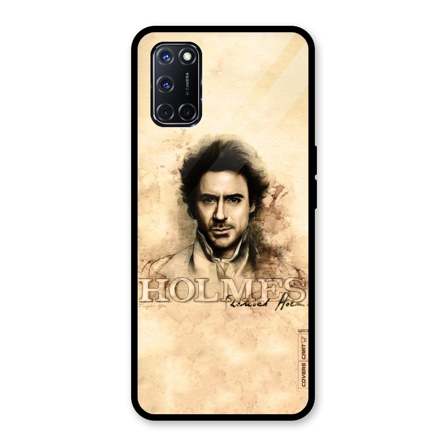 Sherlock Holmes Fan Art Glass Back Case for Oppo A52