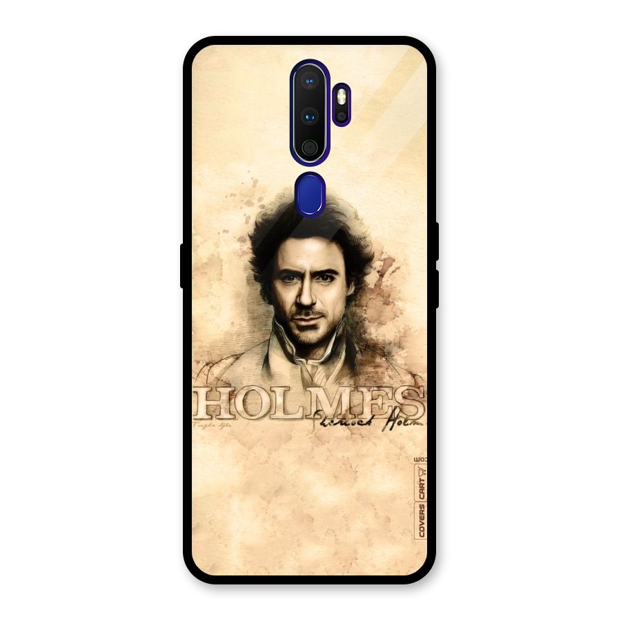 Sherlock Holmes Fan Art Glass Back Case for Oppo A9 (2020)