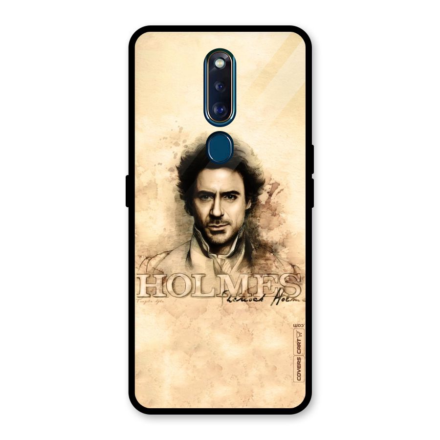 Sherlock Holmes Fan Art Glass Back Case for Oppo F11 Pro