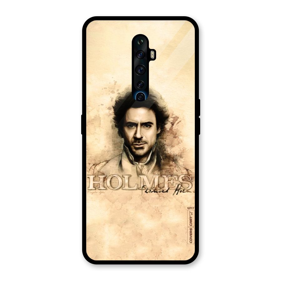 Sherlock Holmes Fan Art Glass Back Case for Oppo Reno2 F