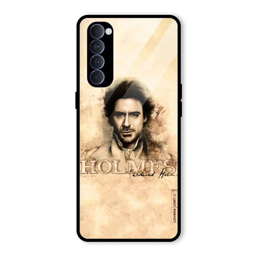 Sherlock Holmes Fan Art Glass Back Case for Oppo Reno4 Pro