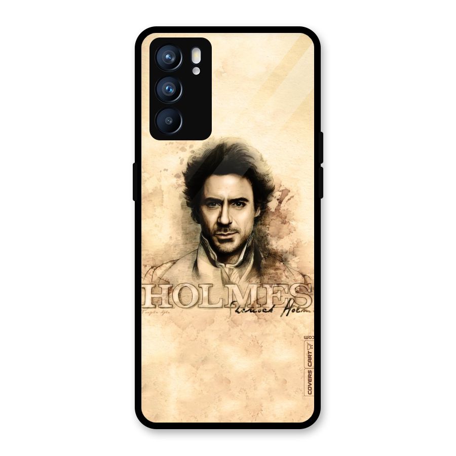 Sherlock Holmes Fan Art Glass Back Case for Oppo Reno6 5G