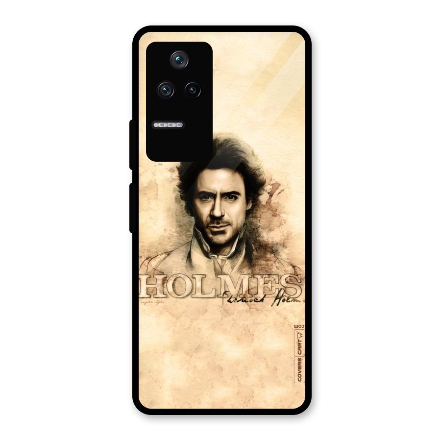 Sherlock Holmes Fan Art Glass Back Case for Poco F4 5G