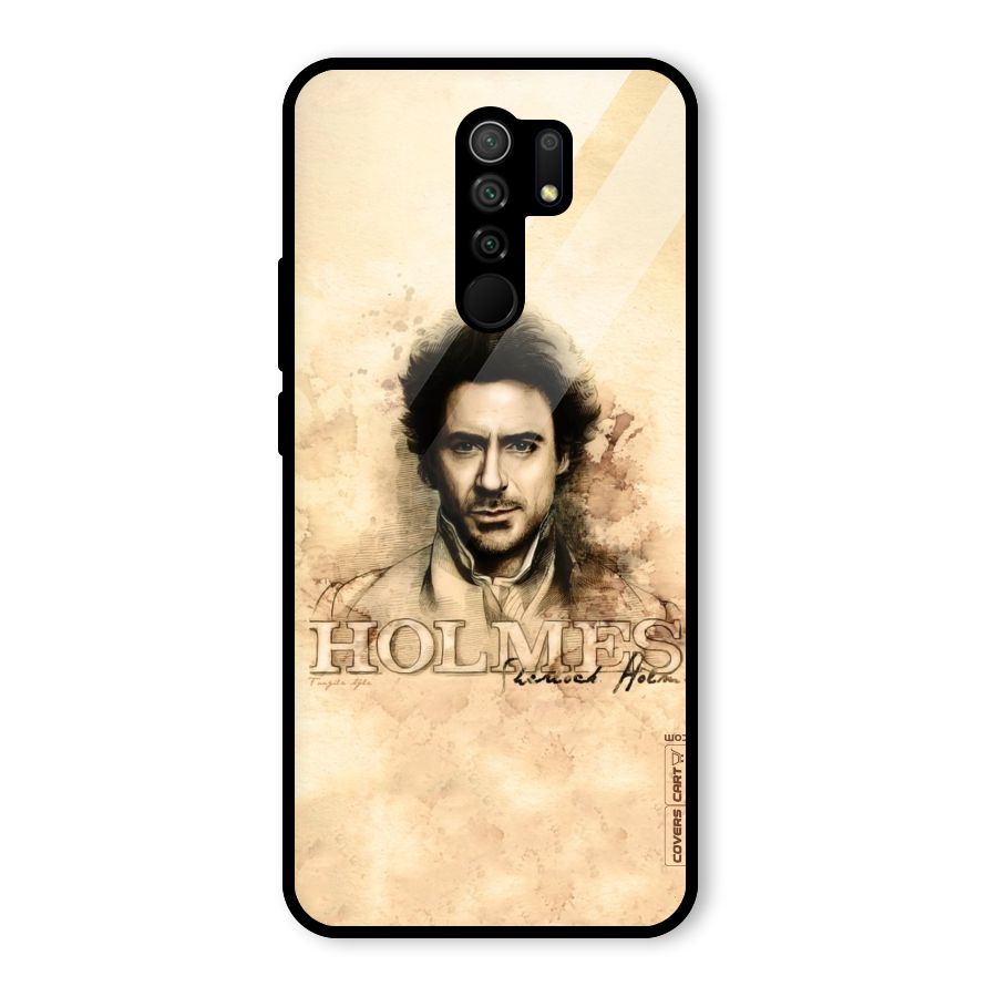 Sherlock Holmes Fan Art Glass Back Case for Poco M2