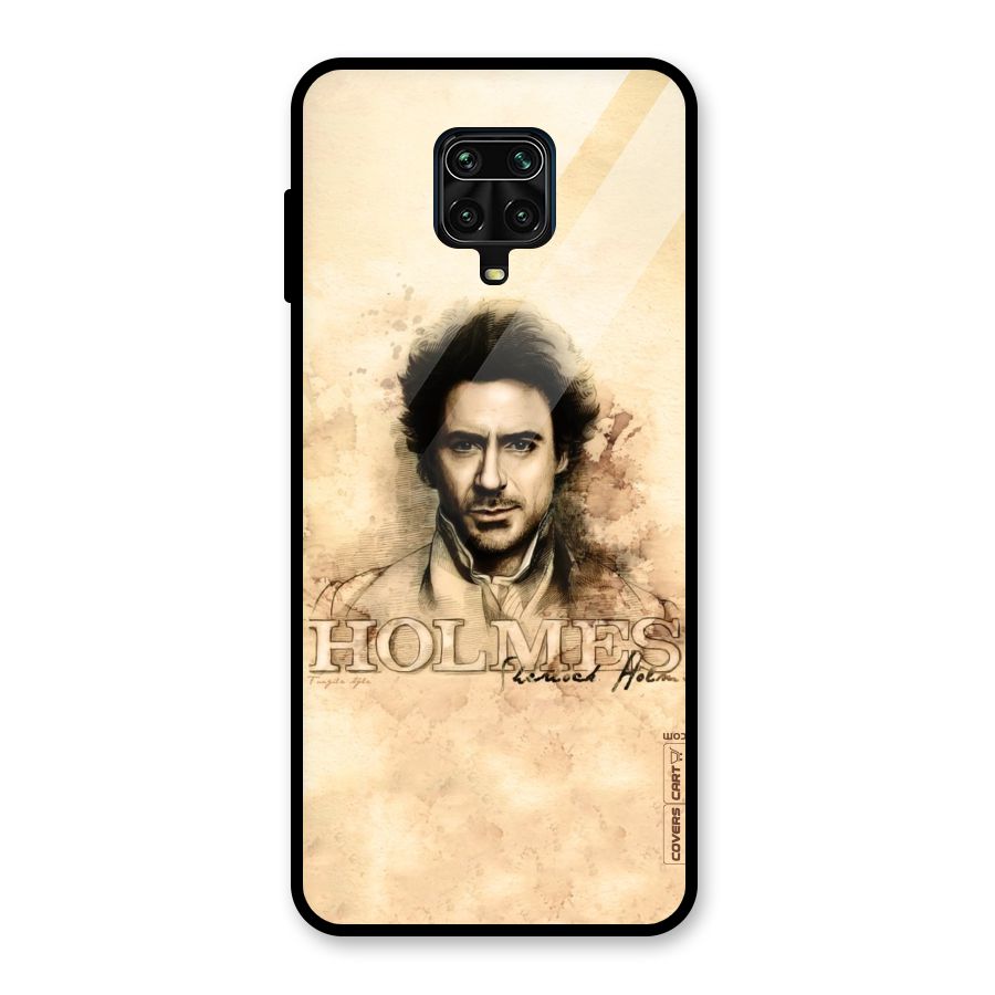 Sherlock Holmes Fan Art Glass Back Case for Poco M2 Pro