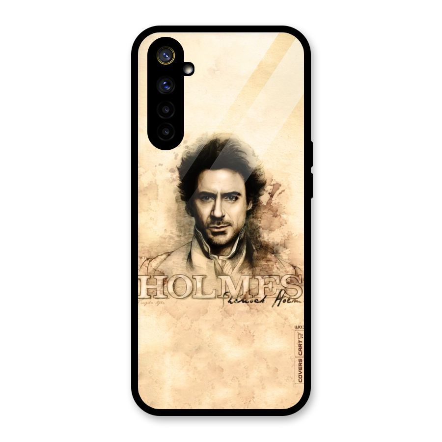 Sherlock Holmes Fan Art Glass Back Case for Realme 6